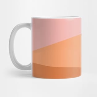 Desert dunes retro minimalist design Mug